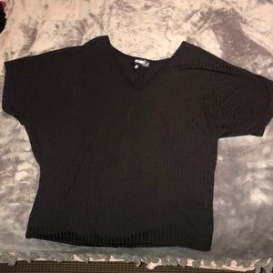 Missguided plain black shirt